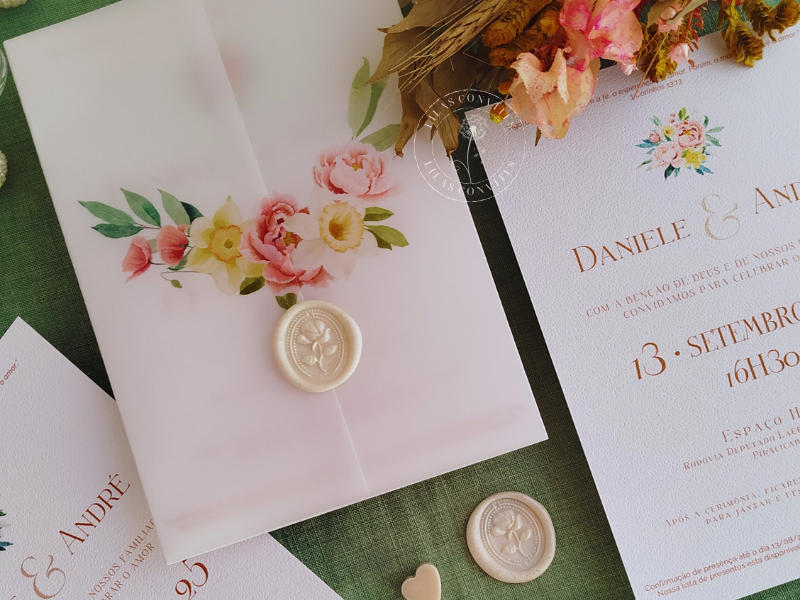 Convites e Papelaria